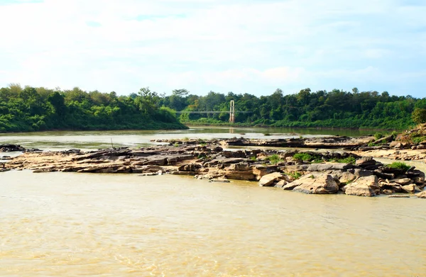 Mekong řeky tana park kaeng, Thajsko — Stock fotografie