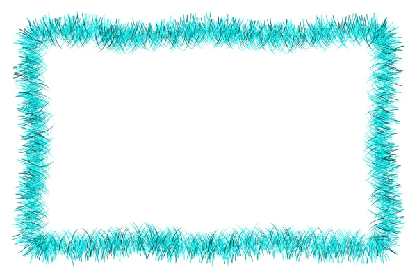 ブルー クリスマス見掛け倒しフレーム — ストック写真