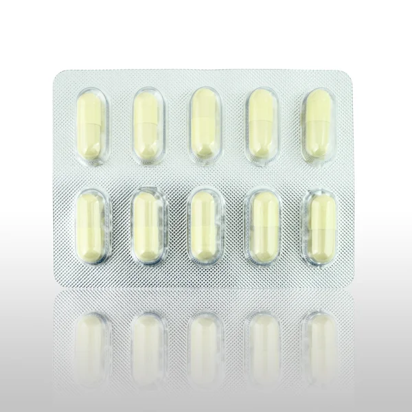 Envase de pastillas — Foto de Stock