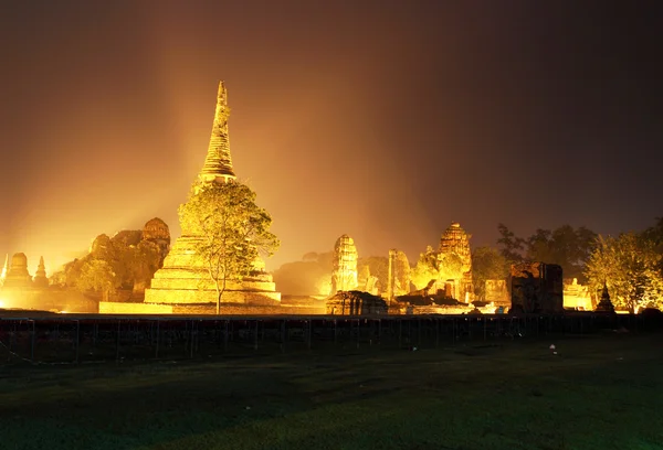 The historical temple in Ayutthaya, Thailand — Stock Photo, Image