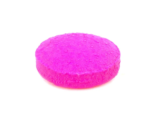 Одна розовая таблетка — стоковое фото