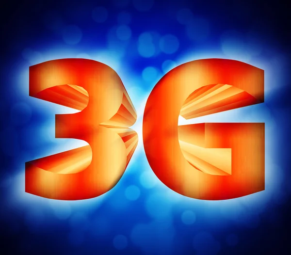 Символ сети 3G — стоковое фото