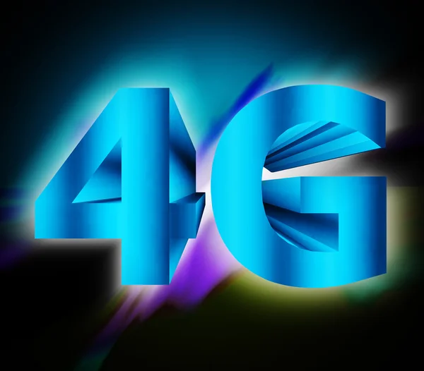 4 g ネットワーク記号 — ストック写真