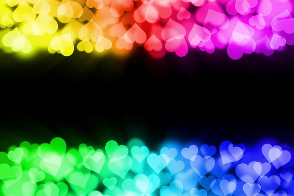 Abstract background with hearts — Stock Photo, Image