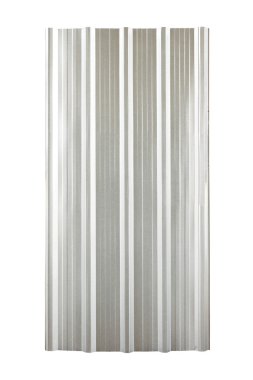gümüş metal çatı plaka oluklu