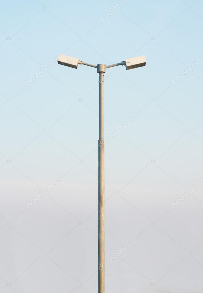 Double Street Light Lamp Post Stock Photo Gearz 26657863 Double Street Light Lamp Post With Blue Sky Background Photo By Gearz