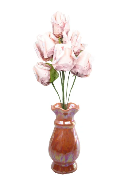 お金の花の花瓶 — ストック写真