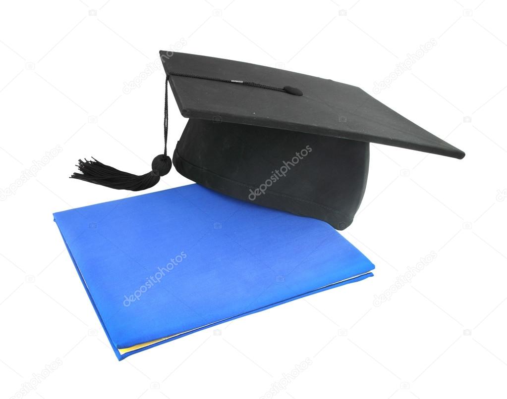 graduation cap with diploma