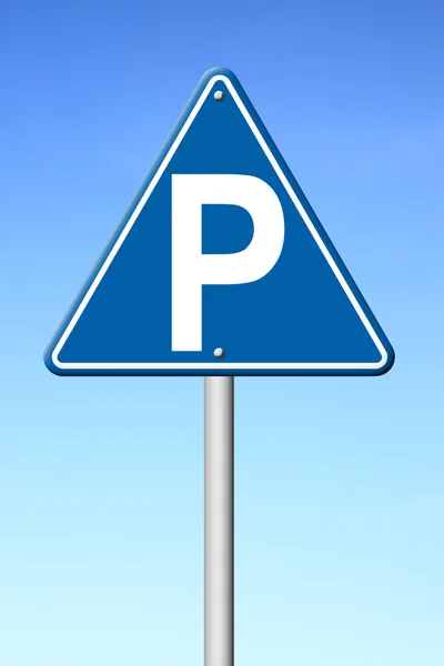 Паркування знак — стокове фото