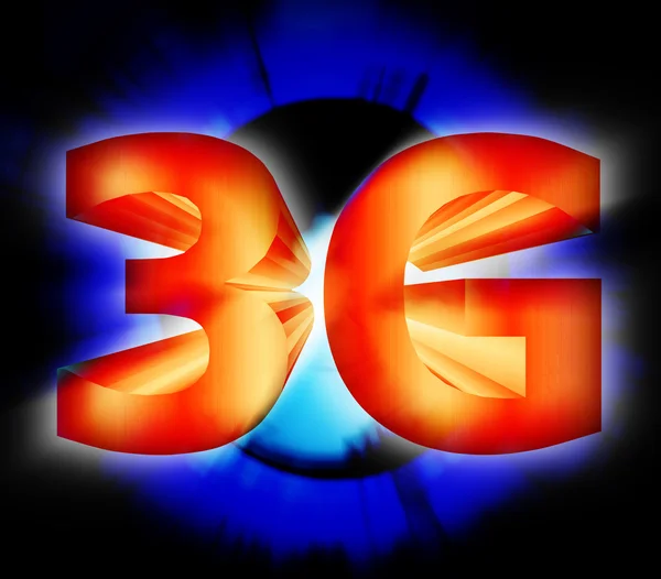 Символ сети 3G — стоковое фото