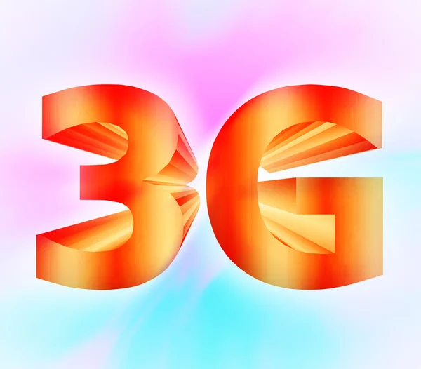 3g Netzwerksymbol — Stockfoto