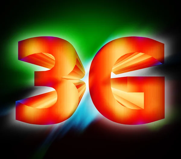 3 g ネットワーク記号 — ストック写真