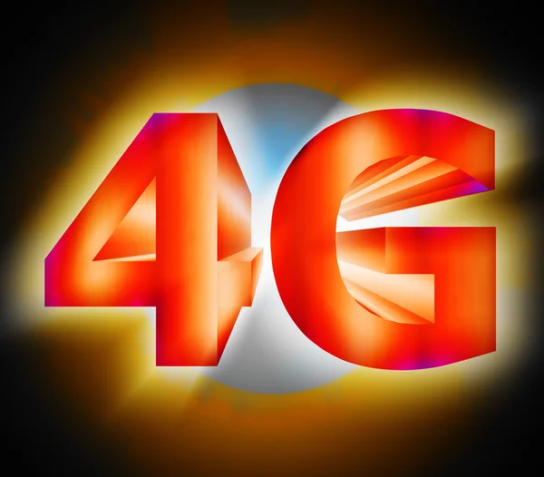 Símbolo de red 4G —  Fotos de Stock