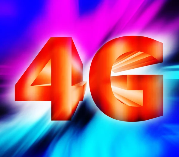 4g ağ simgesi — Stok fotoğraf