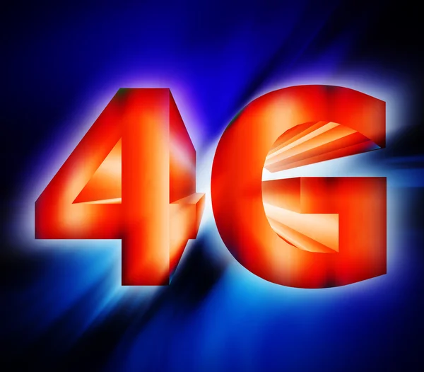 4g ağ simgesi — Stok fotoğraf