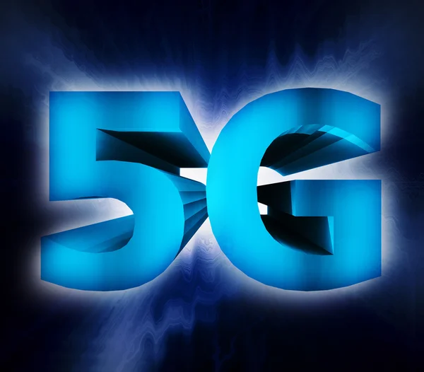 5G网络符号 — 图库照片
