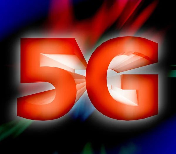 Símbolo de red 5G —  Fotos de Stock