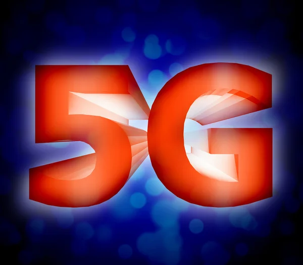5G ağ sembolü — Stok fotoğraf