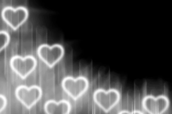 Abstract background with light heart blank for text — Stock Photo, Image