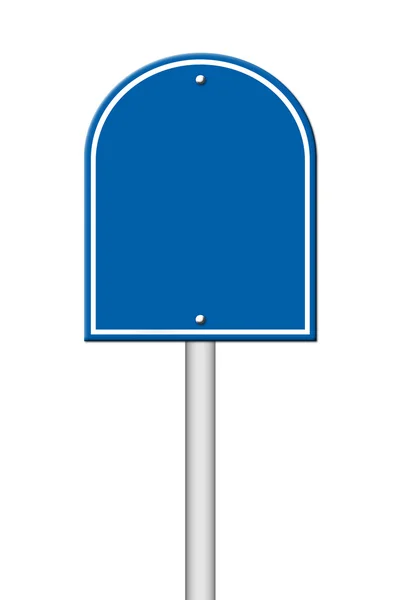 Blue blank sign — Stock Photo, Image