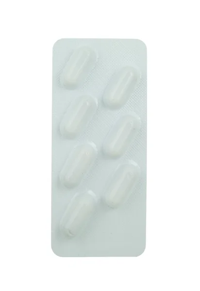 Capsules packed in blister — Stock Photo, Image