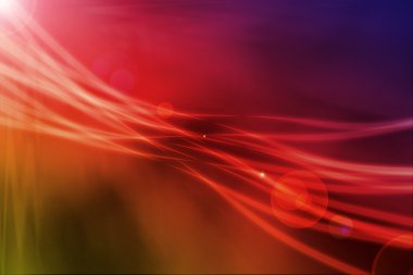 arka plan ışığı ve flare ile