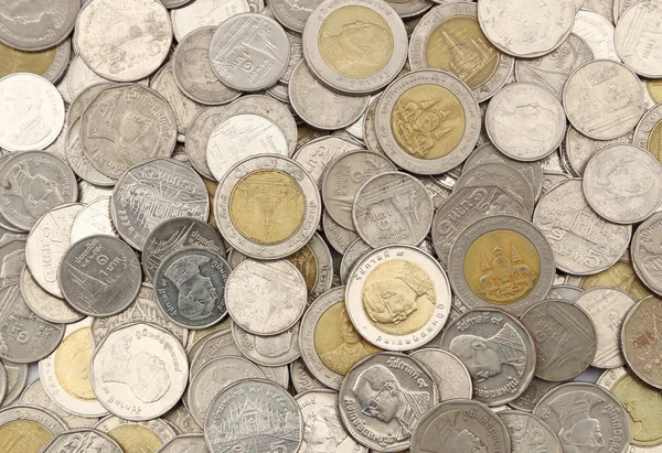 Бат-монеты Таиланда — стоковое фото
