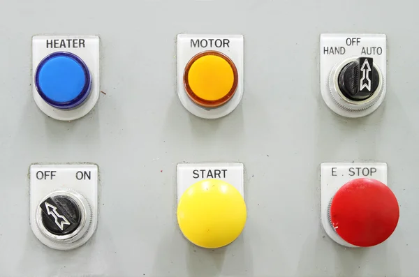 Panel de control de botón de conmutación —  Fotos de Stock