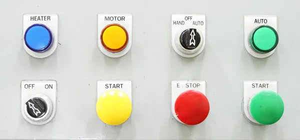Panel de control de botón de conmutación —  Fotos de Stock