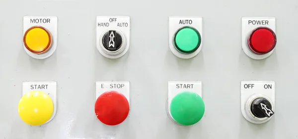 Váltás gomb control panel — Stock Fotó
