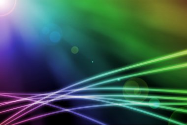 soyut backgroud, Pzr mercek parlaması ile