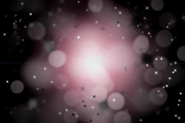 Abstrakt magiska sol ljus stråle med glittrande stjärnor — Stockfoto