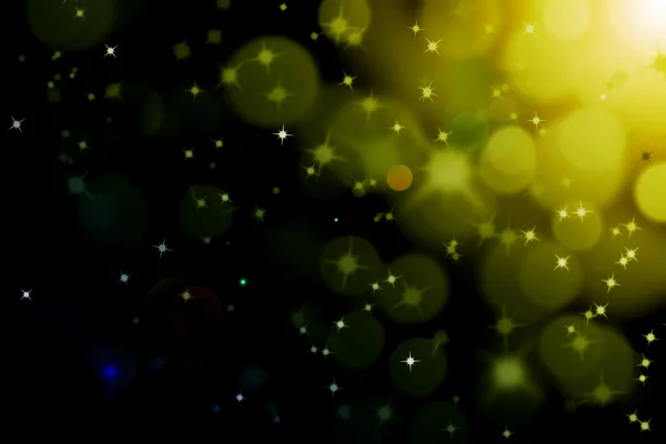Abstract magic sun light ray with glittering stars — Stock Photo, Image