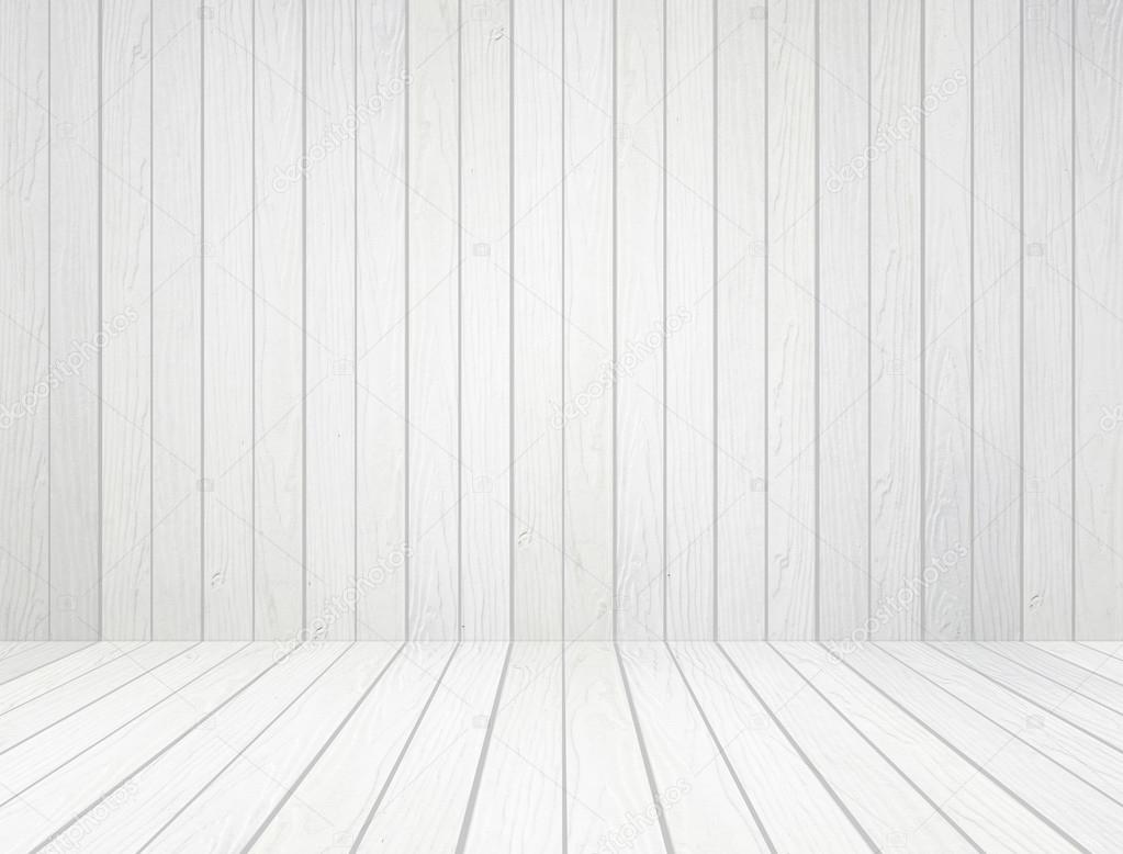 Parete in legno bianco e pavimento in legno sfondo — foto stock ... Pavimento legno bianco