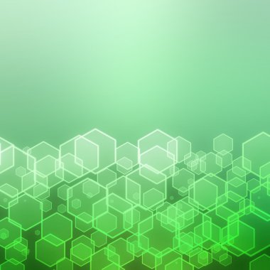 arka plan ile altıgen