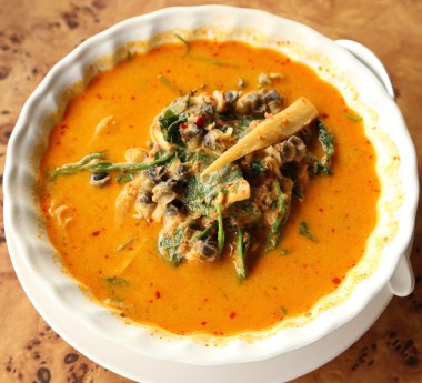 nehir salyangoz köri Tayland gıda