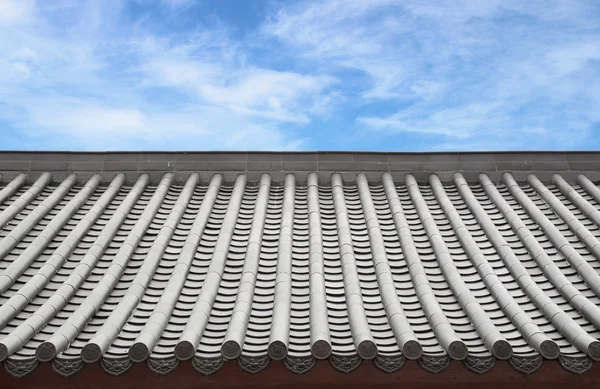 Hagyományos kínai tető ég — Stock Fotó