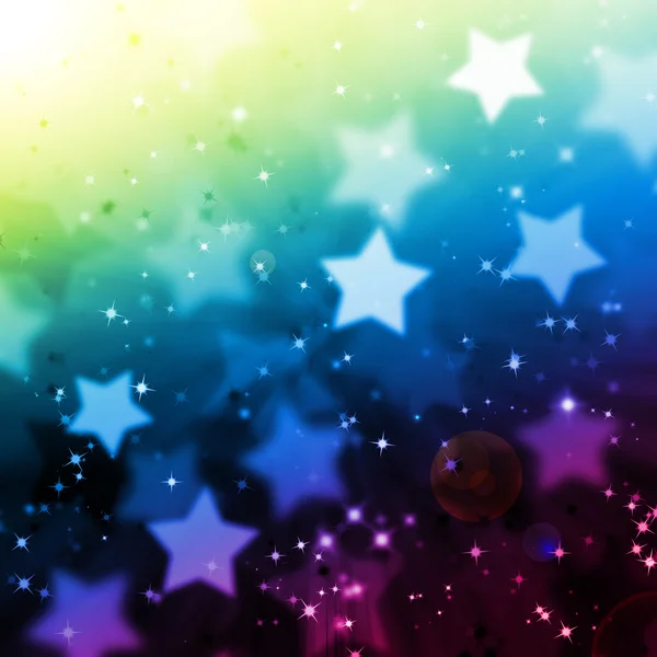 Abstract magic star lighting background — Stock Photo, Image