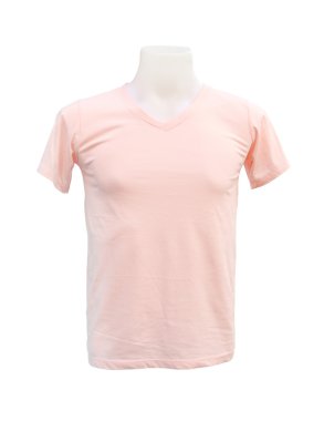 beyaz zemin üzerine mankenin erkek tshirt şablonu