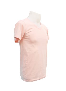 manken üzerinde beyaz erkek tshirt şablonu