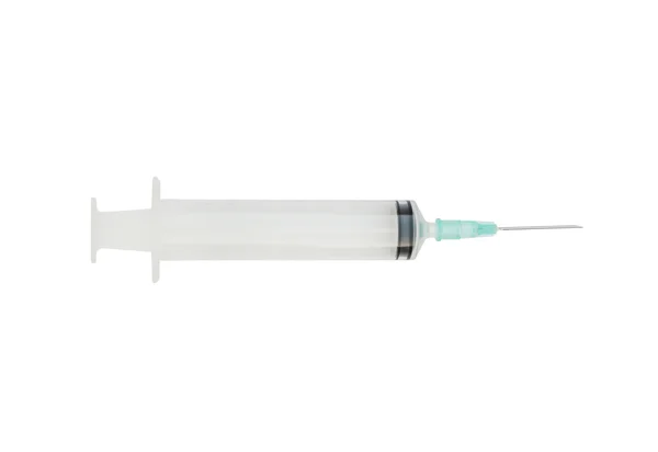 Empty syringe isolated on white background — Stock Photo, Image