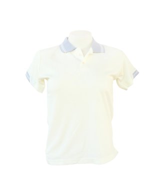 beyaz zemin üzerine manken kadın gömlek şablonu