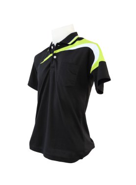 beyaz zemin üzerine mankenin erkek gömlek şablonu