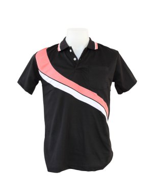 beyaz zemin üzerine mankenin erkek gömlek şablonu