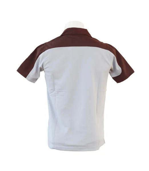 Male shirt template on the mannequin on white background — Stock Photo, Image