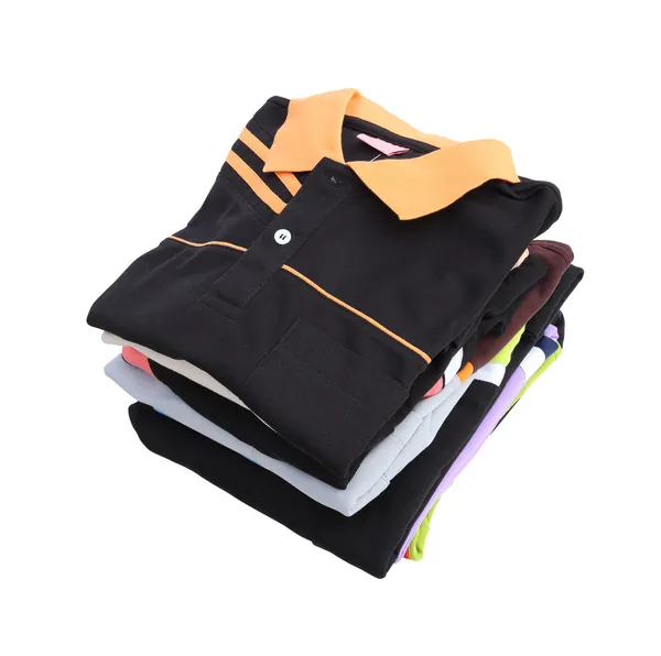 Pile of clothes on white background — Stock Photo, Image