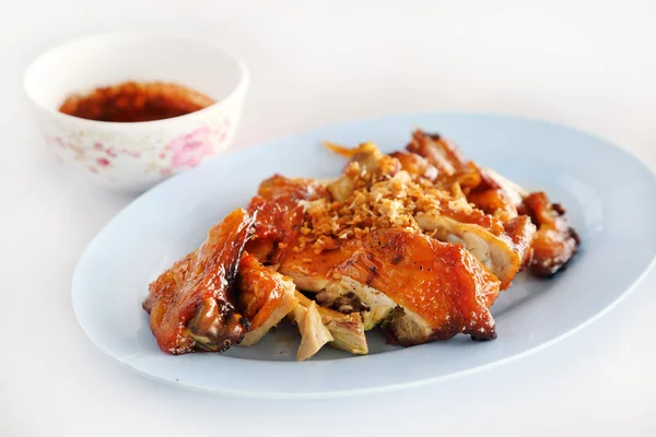 Assado estilo tailandês de frango — Fotografia de Stock