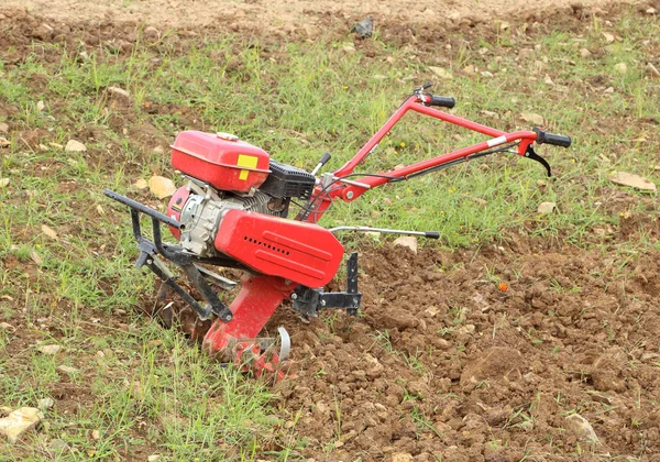 Small hand tractor — Stock Photo, Image