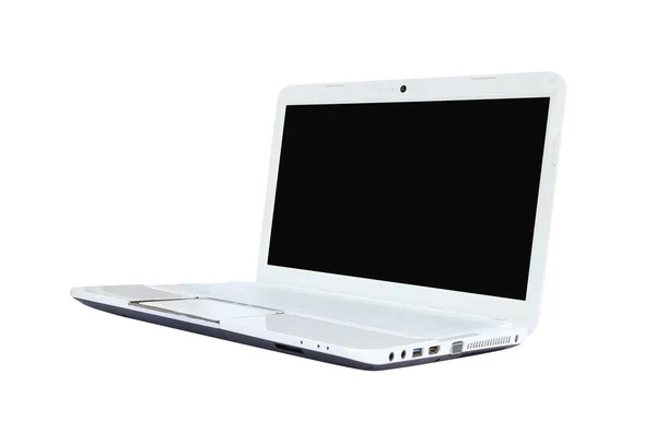 Laptop computer on white background — Stock Photo, Image