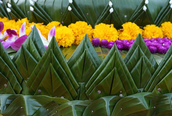 Thai flower texture decoration — Stock Photo, Image